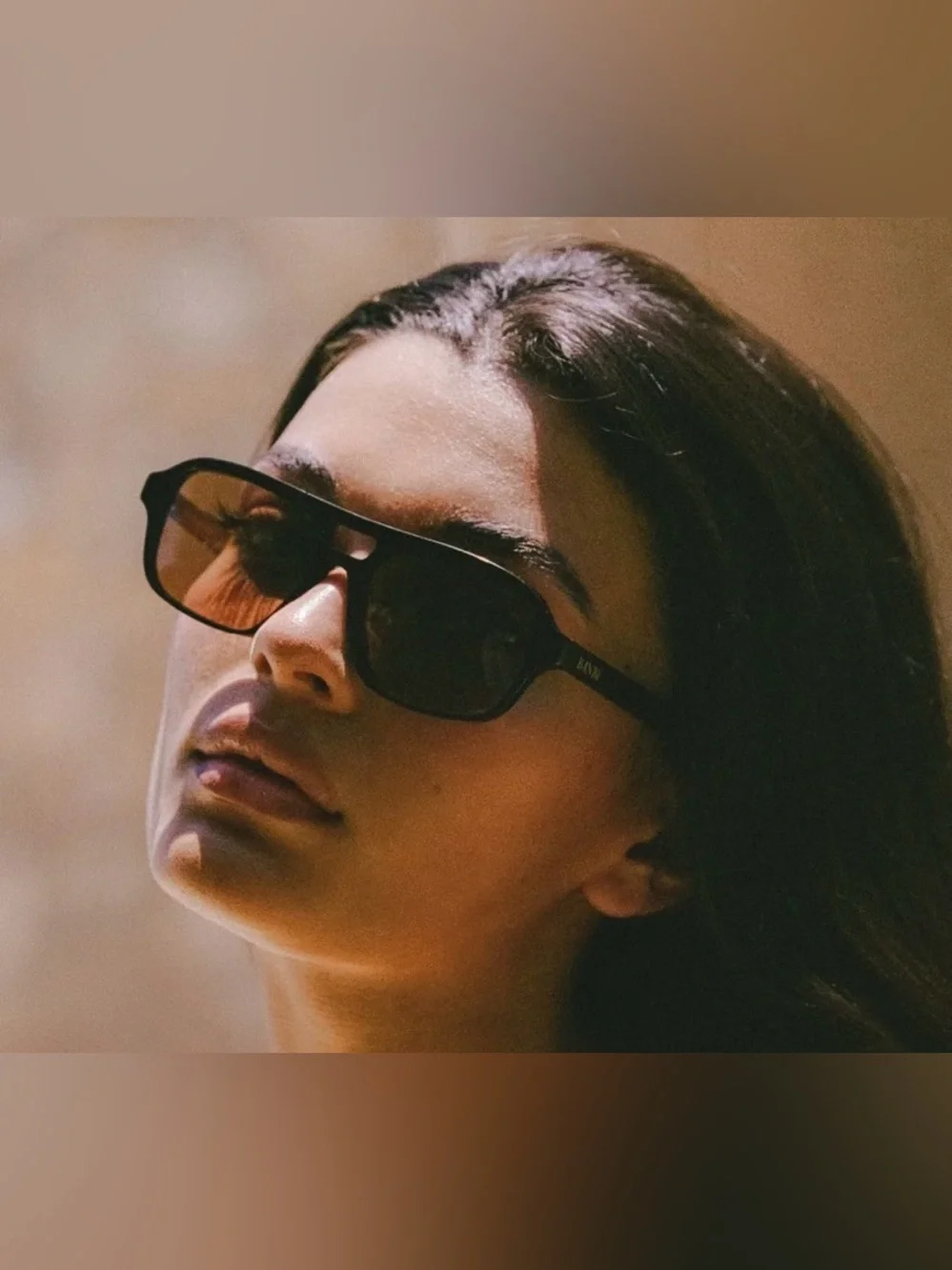 Banbe The Delevigne Black & Carmel Sunglasses